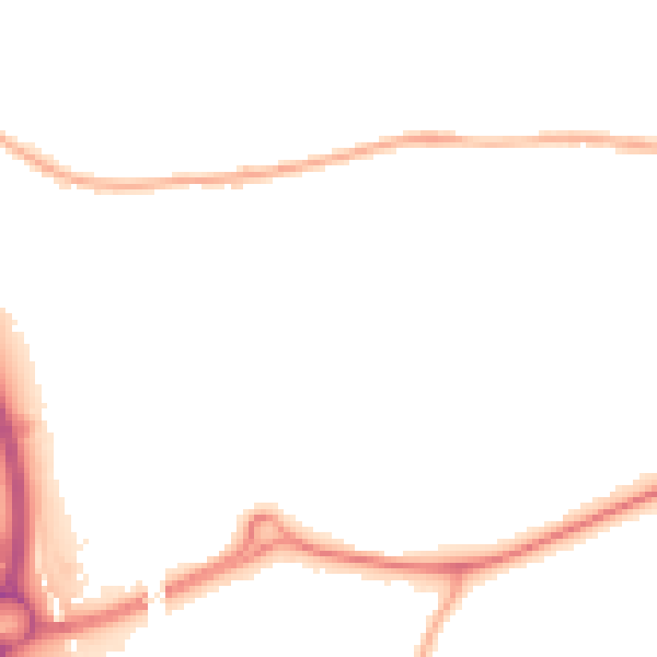Night-time road noise heatmap for S41 0UQ