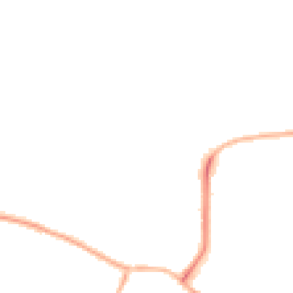 Night-time road noise heatmap for S41 8DL