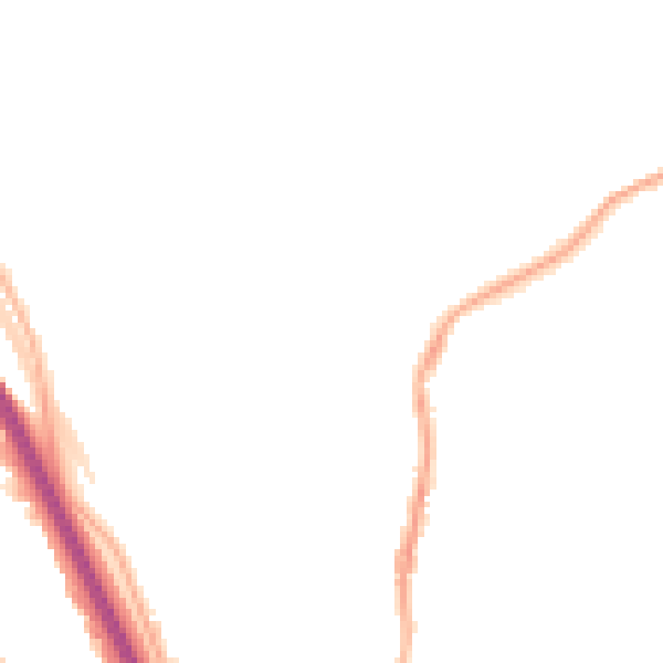 Night-time road noise heatmap for S41 9EE