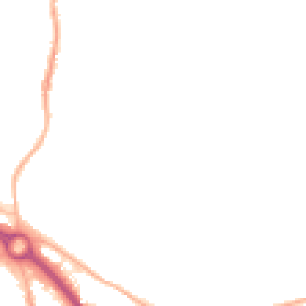 Night-time road noise heatmap for S41 9HZ