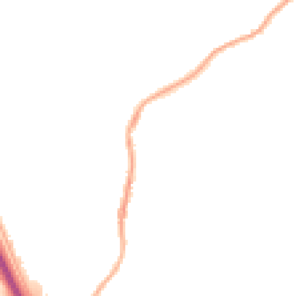 Night-time road noise heatmap for S41 9ND