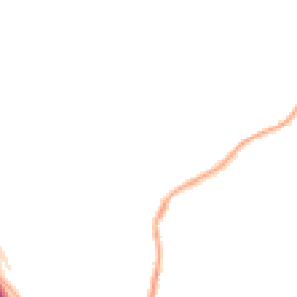 Night-time road noise heatmap for S41 9QN
