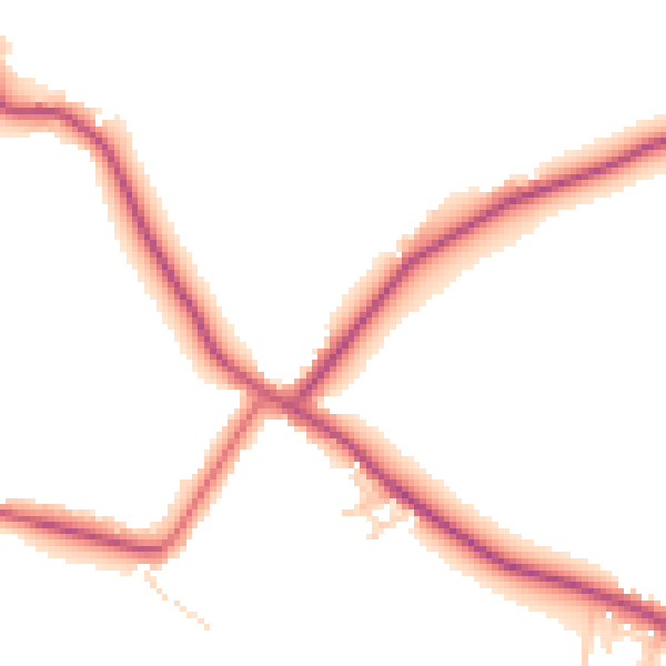 Daytime road noise heatmap for S41 9RW