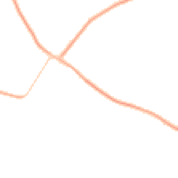 Night-time road noise heatmap for S41 9SB