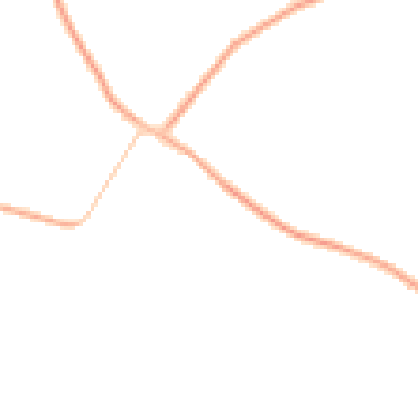 Night-time road noise heatmap for S41 9SD