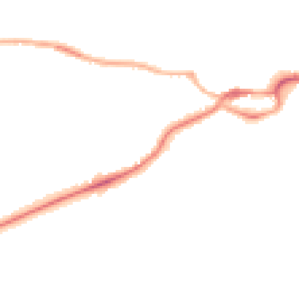 Night-time road noise heatmap for S43 1AA