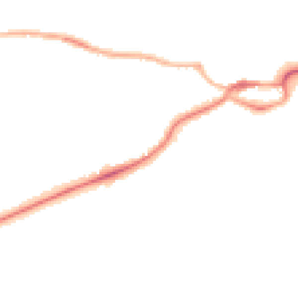 Night-time road noise heatmap for S43 1AE