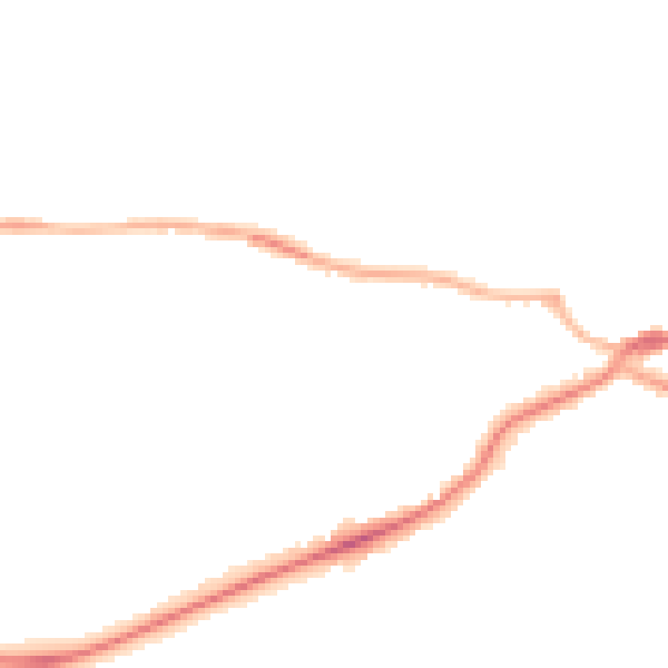 Night-time road noise heatmap for S43 1AW
