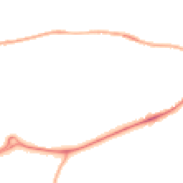 Night-time road noise heatmap for S43 1AZ