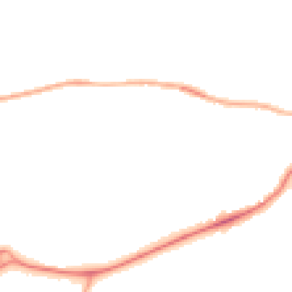Night-time road noise heatmap for S43 1BE