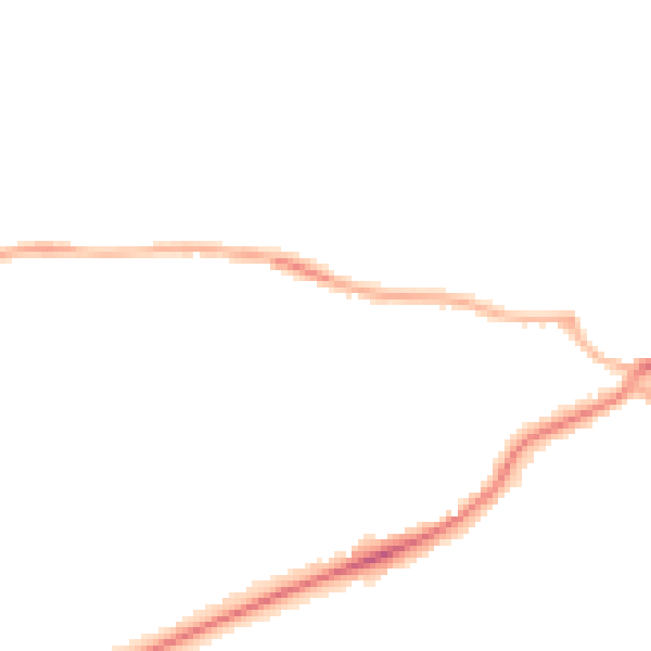 Night-time road noise heatmap for S43 1BH
