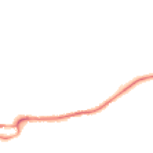 Night-time road noise heatmap for S43 1DJ