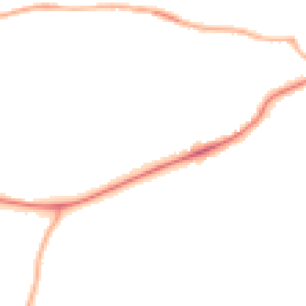 Night-time road noise heatmap for S43 1GZ