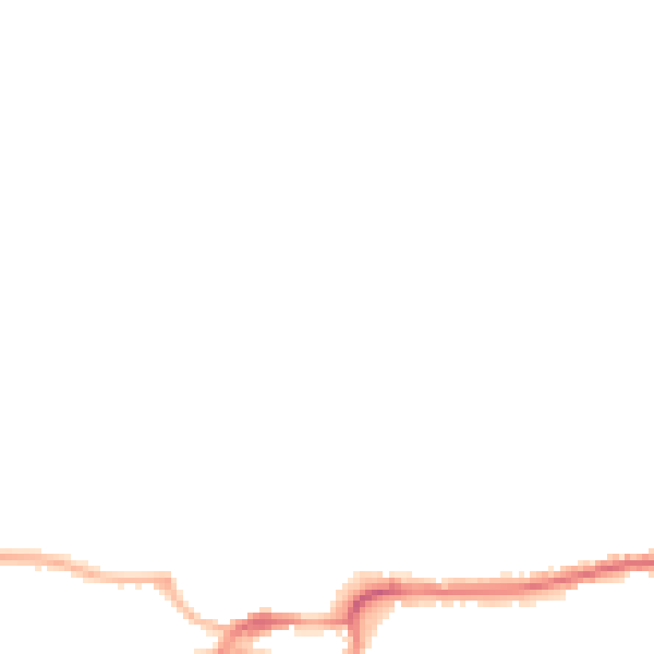 Night-time road noise heatmap for S43 1JF
