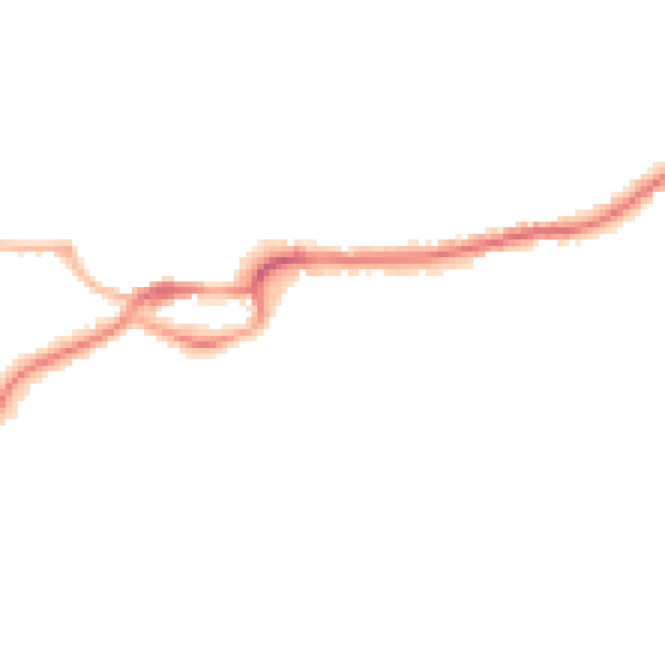 Night-time road noise heatmap for S43 1PH