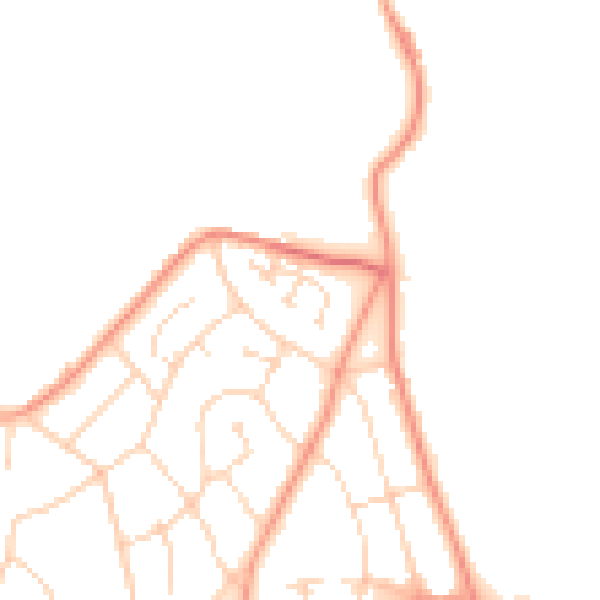 Daytime road noise heatmap for S43 2HY