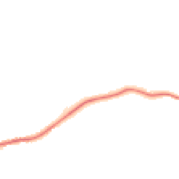 Night-time road noise heatmap for S43 2JE
