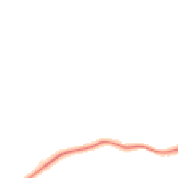 Night-time road noise heatmap for S43 2JL