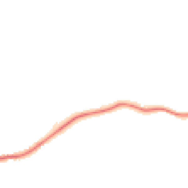 Night-time road noise heatmap for S43 2JS
