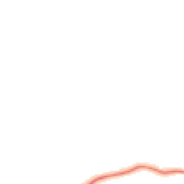 Night-time road noise heatmap for S43 2JZ