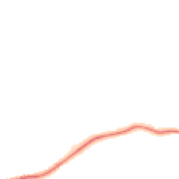 Night-time road noise heatmap for S43 2LB