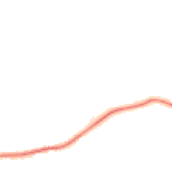 Night-time road noise heatmap for S43 2LF