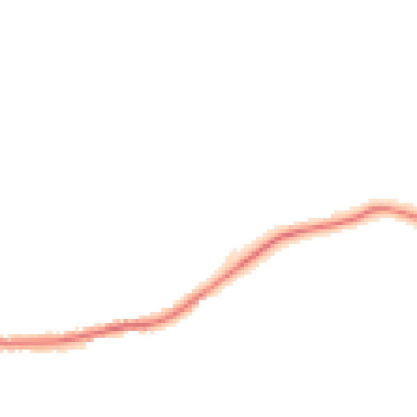 Night-time road noise heatmap for S43 2LG