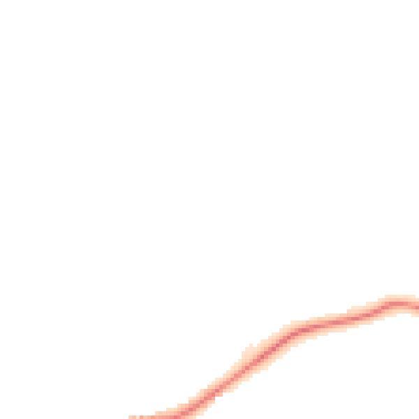 Night-time road noise heatmap for S43 2LR