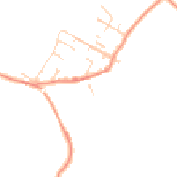 Daytime road noise heatmap for S43 2NB