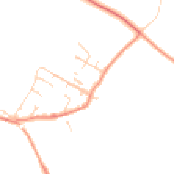 Daytime road noise heatmap for S43 2NQ