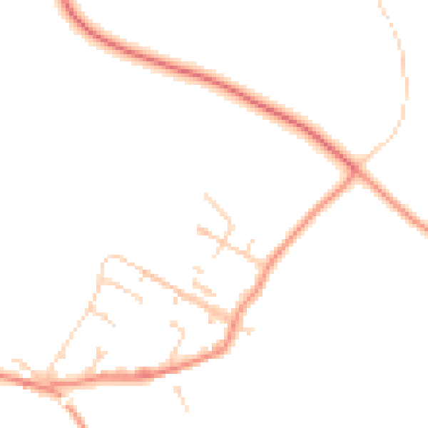 Daytime road noise heatmap for S43 2NW