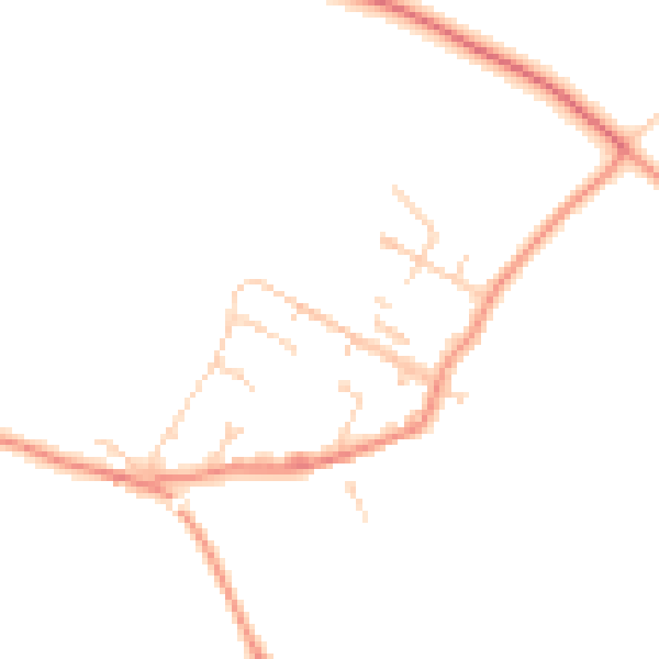 Daytime road noise heatmap for S43 2PN