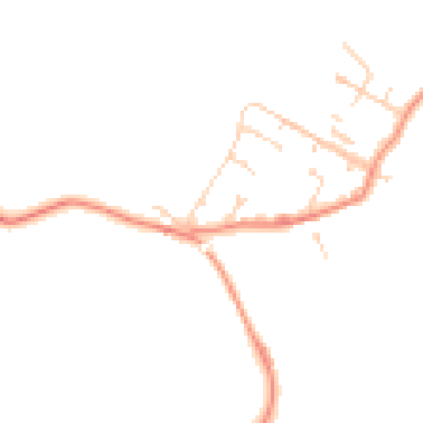 Daytime road noise heatmap for S43 2PT