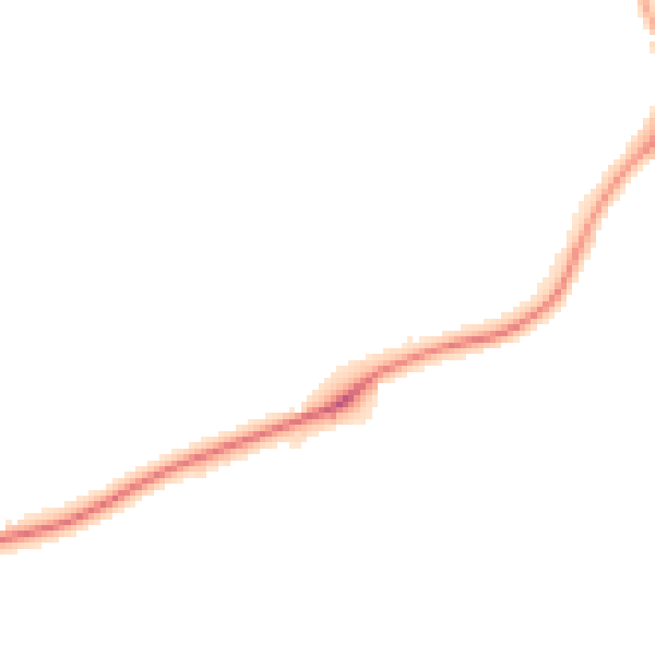 Night-time road noise heatmap for S43 3AQ