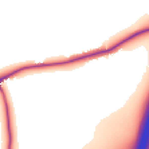 Daytime road noise heatmap for S43 3DJ