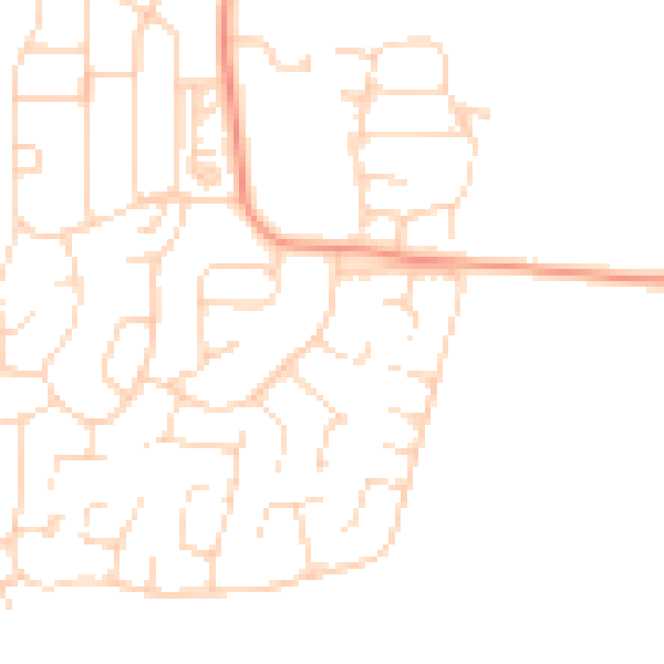 Daytime road noise heatmap for S43 3DR