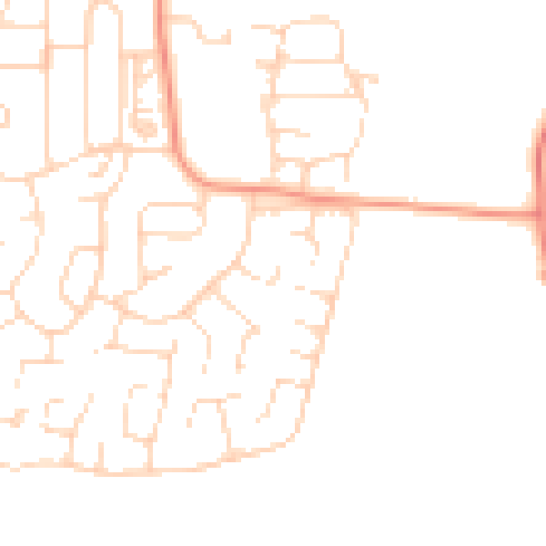Daytime road noise heatmap for S43 3DX