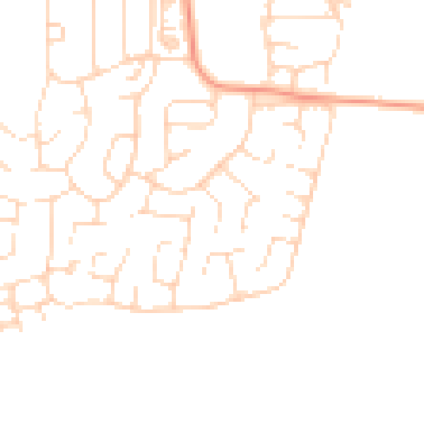 Daytime road noise heatmap for S43 3EA