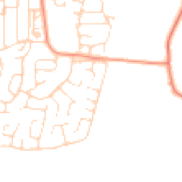 Daytime road noise heatmap for S43 3EW