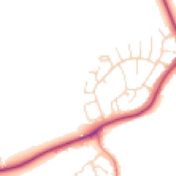 Daytime road noise heatmap for S43 3FA