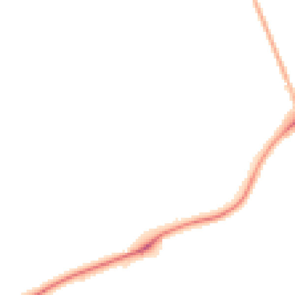 Night-time road noise heatmap for S43 3FB