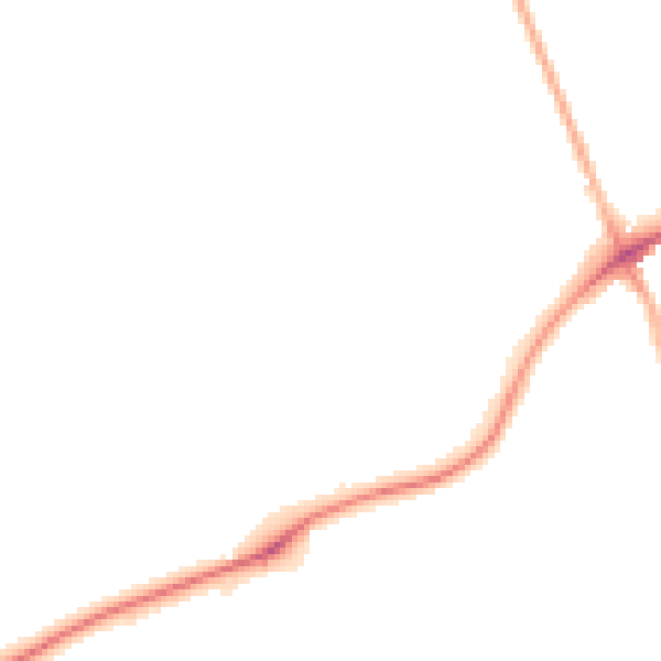 Night-time road noise heatmap for S43 3FE