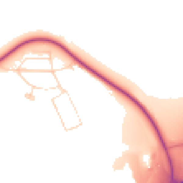 Daytime road noise heatmap for S43 3FQ
