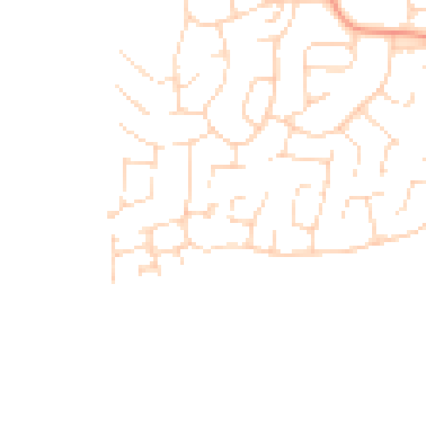 Daytime road noise heatmap for S43 3GE