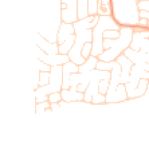 Daytime road noise heatmap for S43 3HU