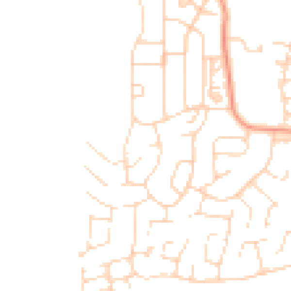 Daytime road noise heatmap for S43 3HW
