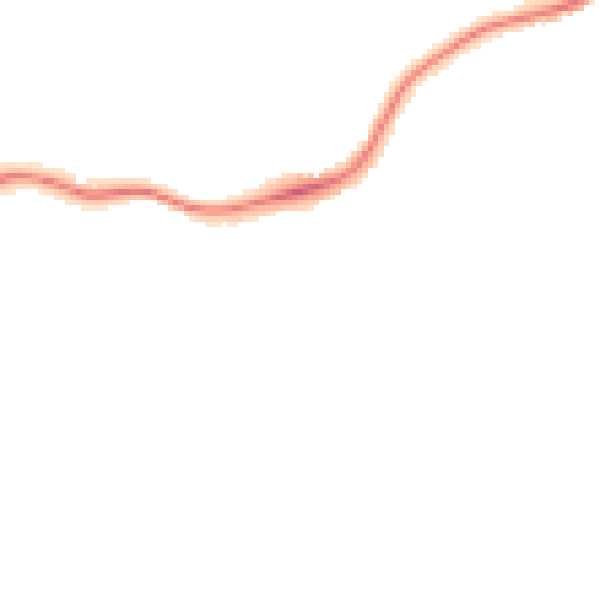 Night-time road noise heatmap for S43 3NY
