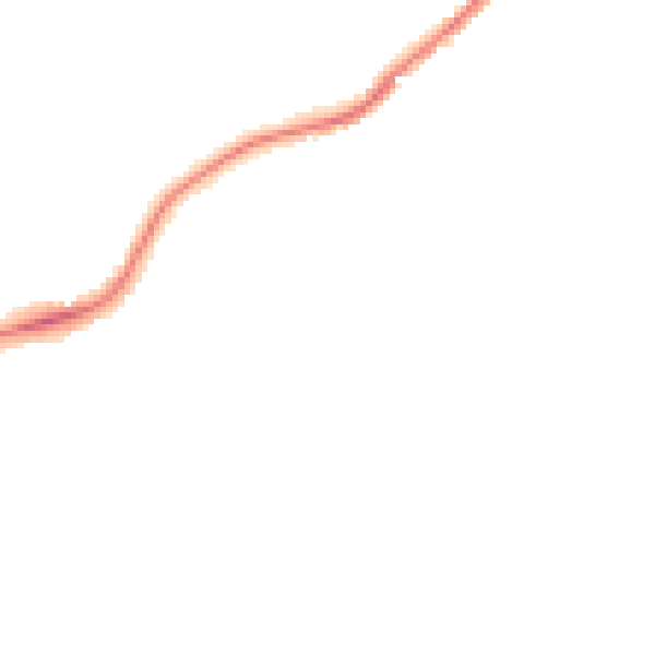 Night-time road noise heatmap for S43 3QZ