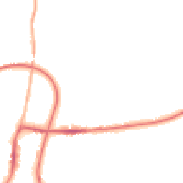 Night-time road noise heatmap for S43 3UA