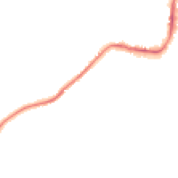 Night-time road noise heatmap for S43 3XE